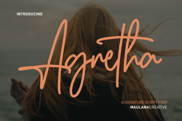 Agretha: A Modern Script Font for Editorial Elegance