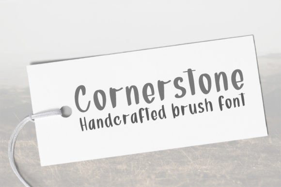 Cornerstone: A Friendly and Quirky Handwritten Font
