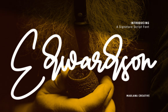Edwardson Signature: The Craft-Friendly Script Font for Your Projects
