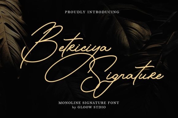 Elevate Your Craft with Betriciya Signature Font