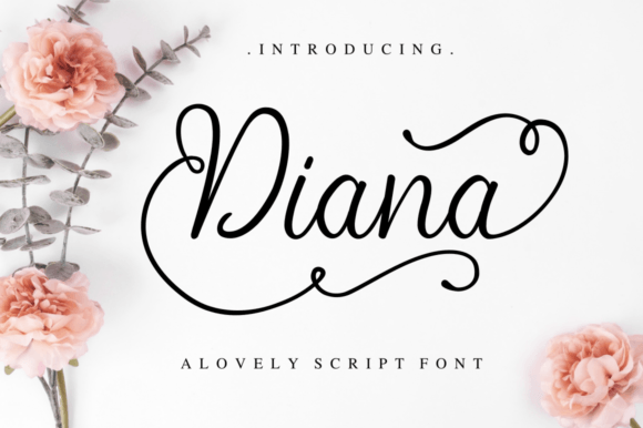 Enhance Your Brand with Diana: A Modern Calligraphy Font