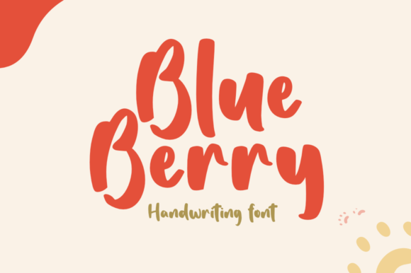 Enhance Your Campaign with Blue Berry: A Chic Handwritten Font