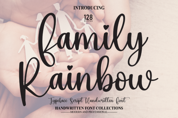 Family Rainbow: A Flowing Script Font for Editorial Elegance