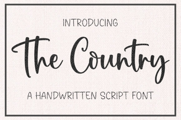 Finding a Beautiful Font: The Country Script Typeface for Branding