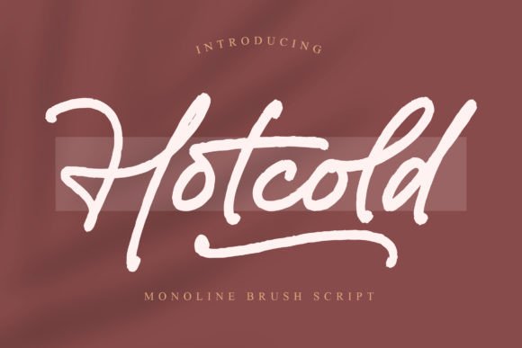 Hotcold: The Perfect Handwritten Font for Engaging Visuals