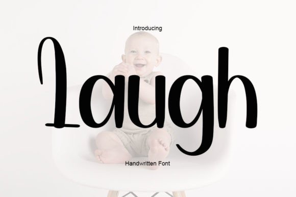 Laugh: A Handwritten Font for Crafters Who Value Elegance and Style