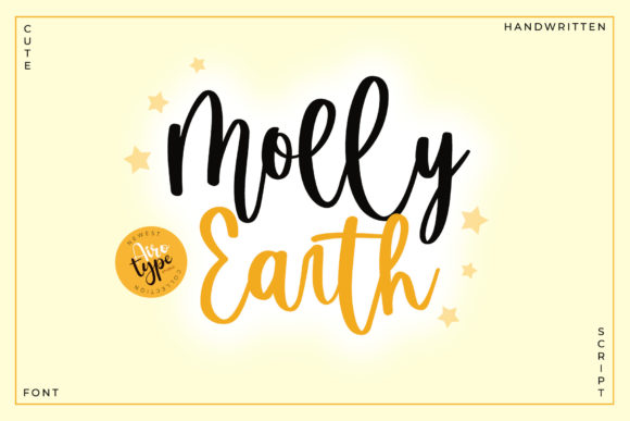 Molly Earth: A Handwritten Font for Digital Storytelling