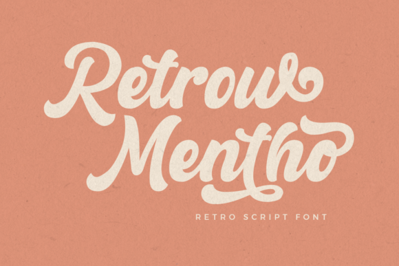Retrow Mentho: The Retro Font for Bold Digital Branding