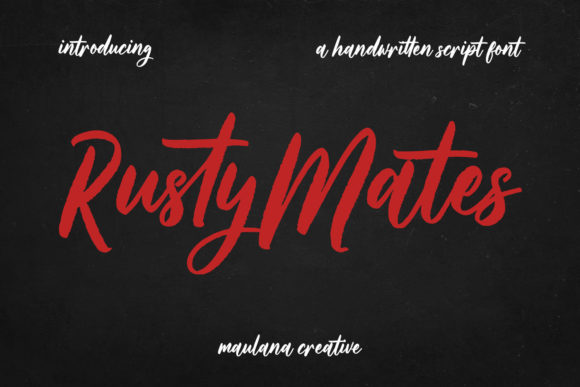 Rusty Mates: A Handwritten Font for Building a Consistent Business Brand