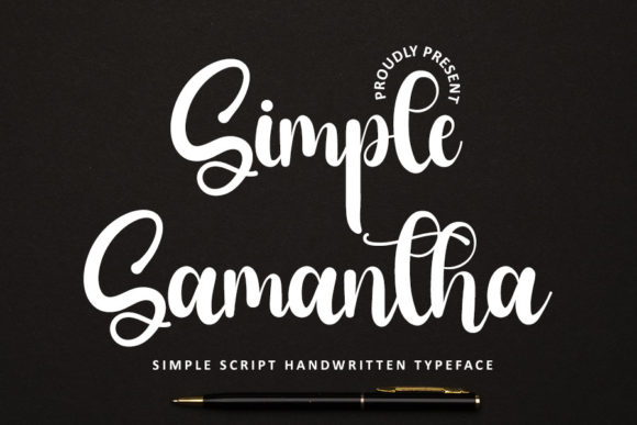 Simple Samantha: A Handwritten Font That Elevates Digital Design