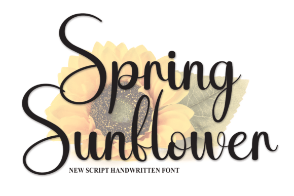 Spring Sunflower: The Friendly Handwritten Font for Digital Design