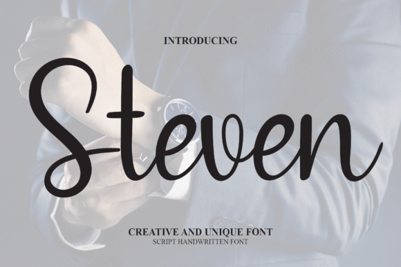 Steven: A Handwritten Font Designed for Digital Engagement