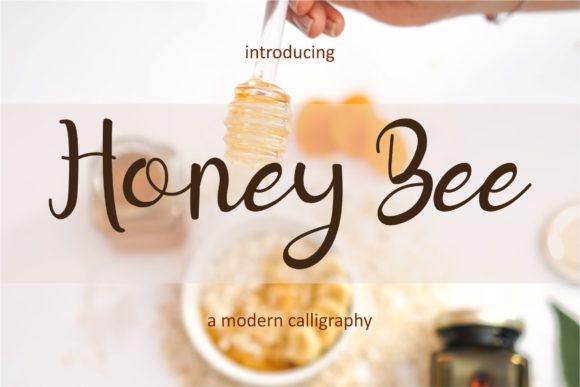 The Honey Bee Font: A Beautiful Modern Script for Marketing Impact