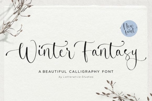 Winter Fantasy: The Campaign Font for Clear and Beautiful Messaging
